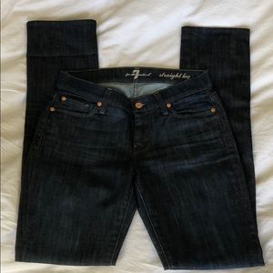 Seven for All Mankind straight leg jeans size 26